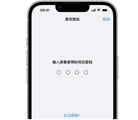 东阁镇iPhone屏幕维修分享iPhone屏幕使用时间密码忘记了怎么办 