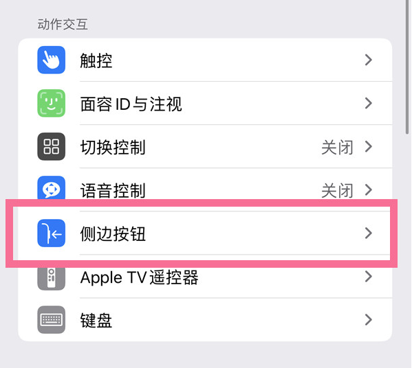 东阁镇苹果14维修店分享iPhone14 Plus侧键双击下载功能关闭方法 