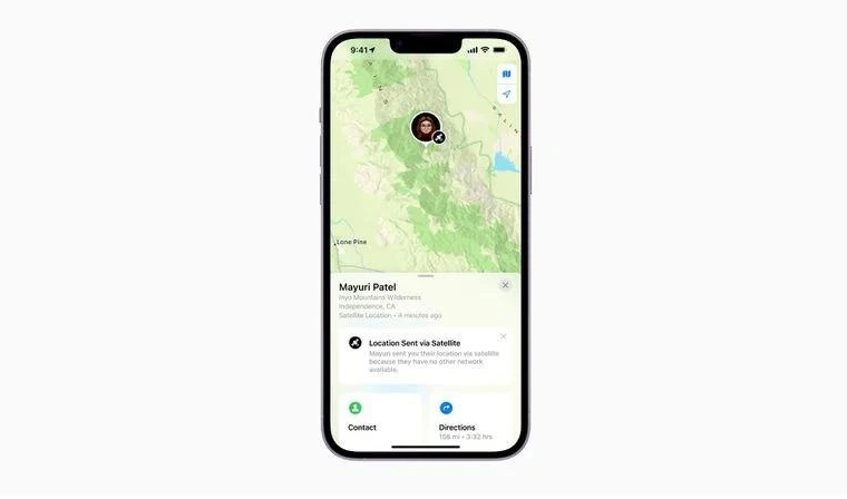 东阁镇苹果14维修分享iPhone14系列中 FindMy功能通过卫星分享位置方法教程 